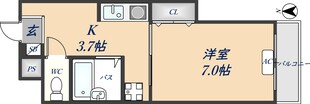 東花園駅 徒歩15分 2階の物件間取画像